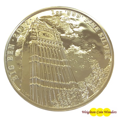 2017 1oz Silver Coin - Landmarks of Britain - BIG BEN